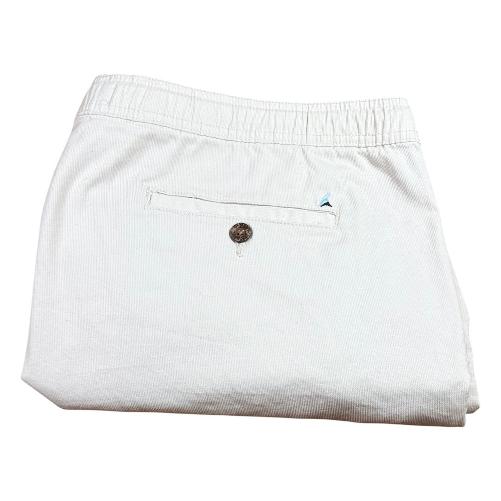 Tailor Vintage Mens XXL Luxe Performance Drawstring Shorts Stone Beige‎ Corduroy